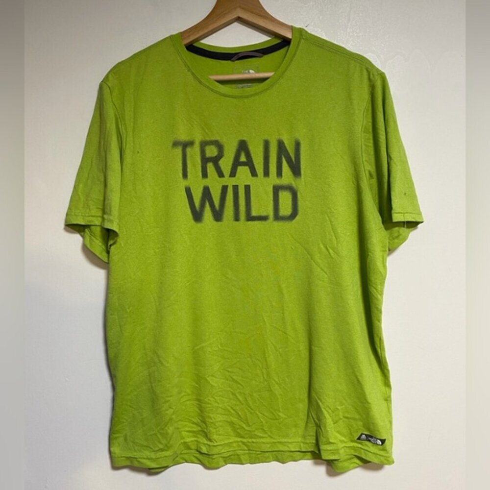 The North Face “Train Wild” Graphic Tee – Men’s Medium – Green - Picture 2 of 8